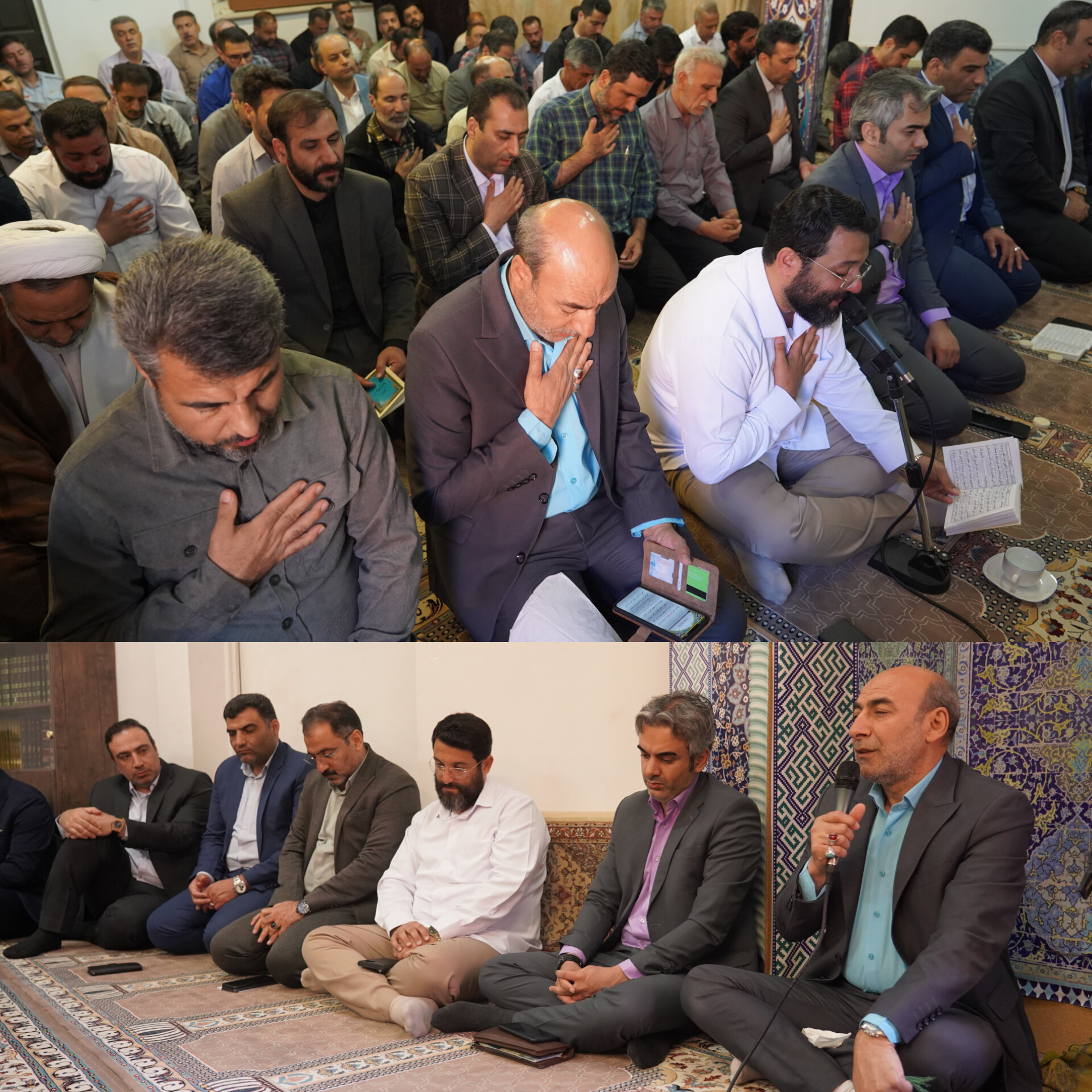 Abuzar Rouhi's presence in Alborz Industrial City