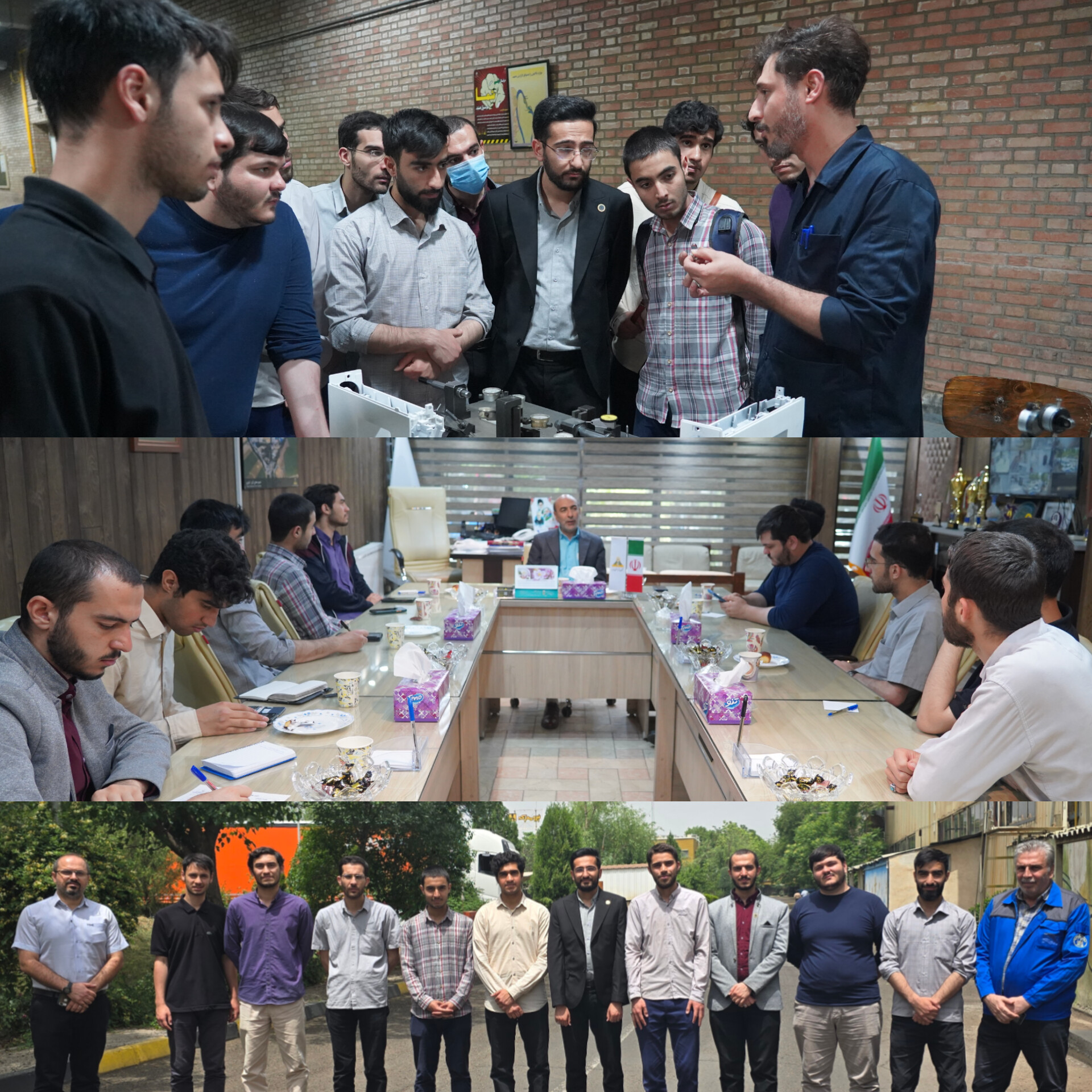 Students' presence in Alborz Industrial City